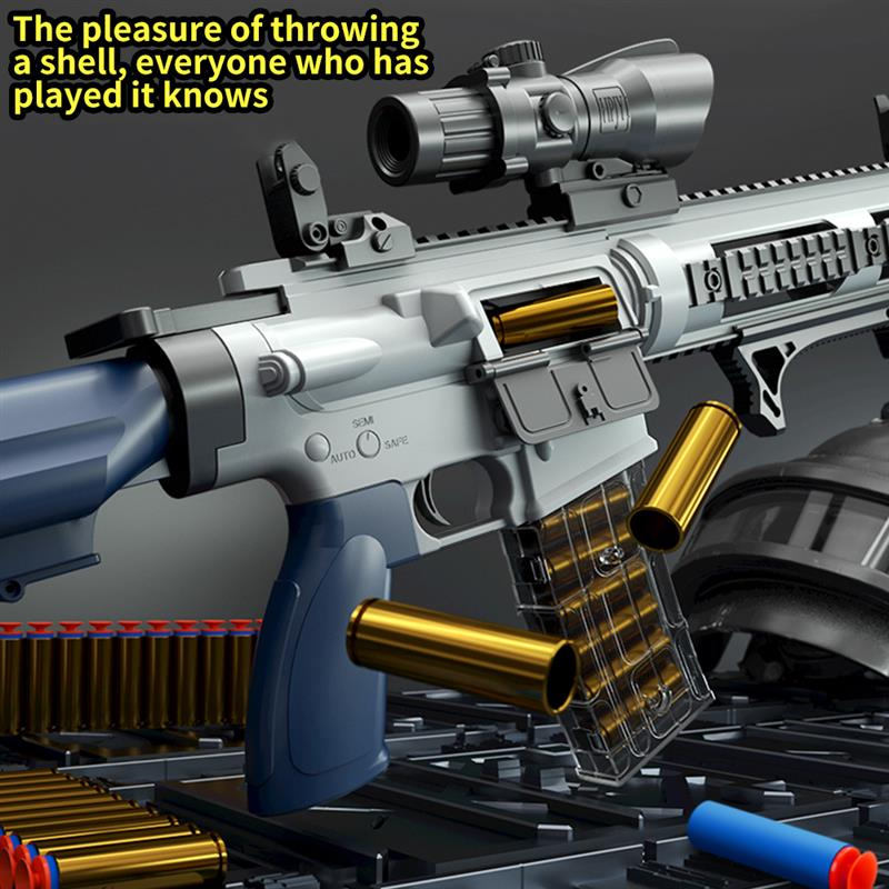 Details about   NEW Soft Bullet Gun Sniper Rifle Guns Plastic Blaster Military Piston Toy 15X 